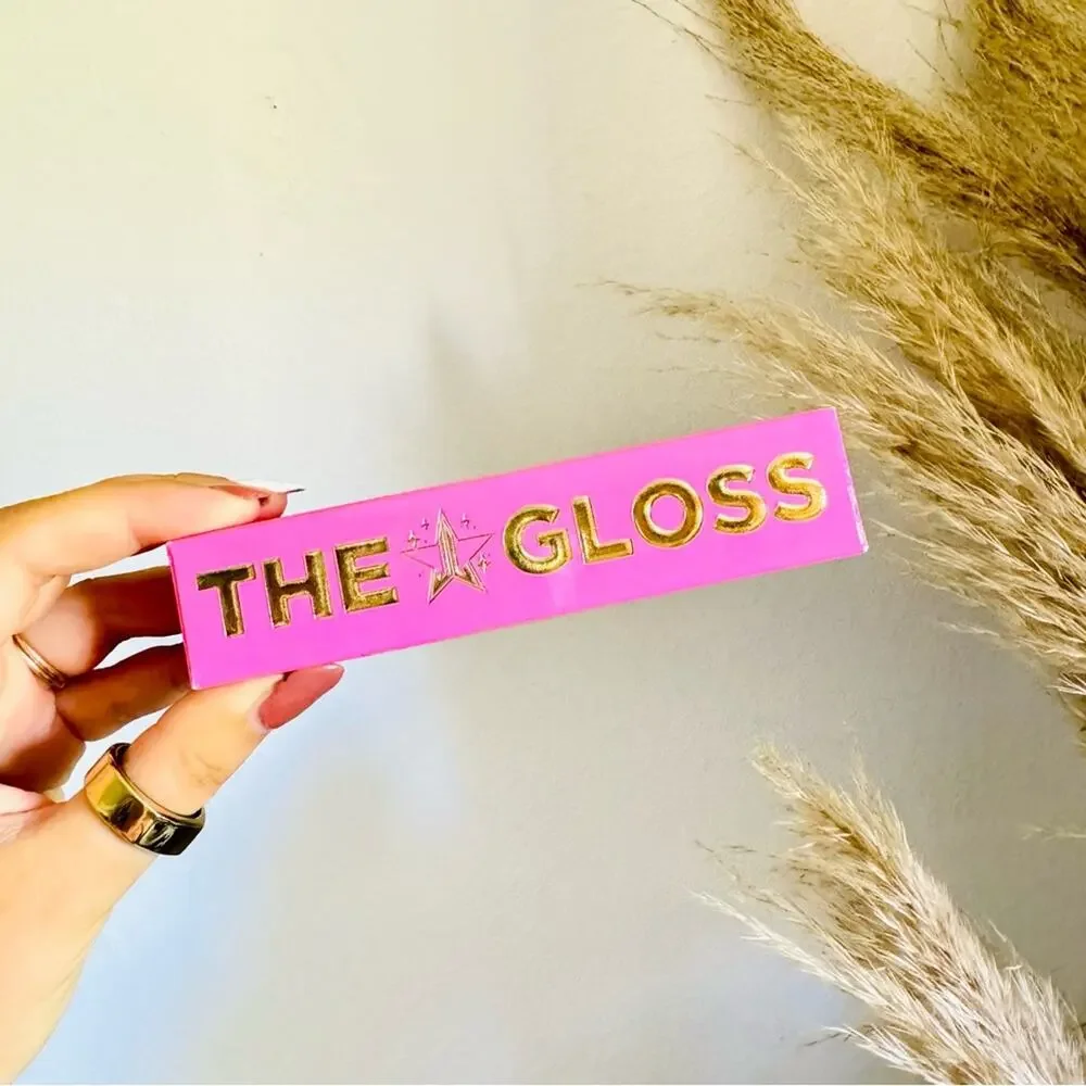 NEW JEFFREE STAR The Gloss Lip Color Shockwave Pink Bronze Light Tint Glitter